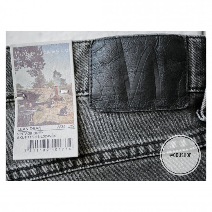 NUDIE JEANS LEAN DEAN VINTAGE GREY