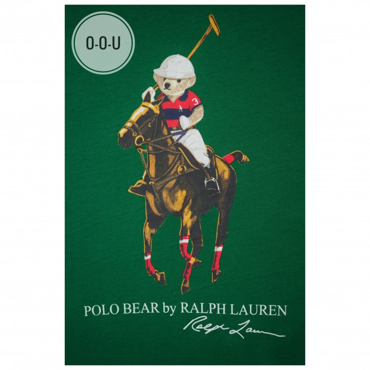 POLO RALPH LAUREN KIDS POLO BEAR & BIG PONY COTTON T-SHIRT