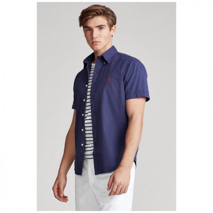 POLO RALPH LAUREN SLIM FIT GARMENT-DYED TWILL SHIRT