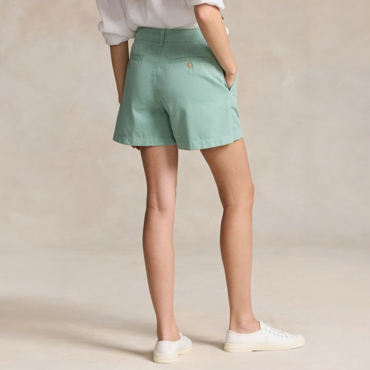 POLO RALPH LAUREN WOMEN CHINO TWILL SHORT