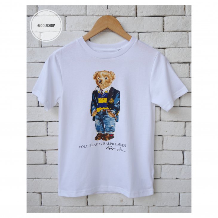 POLO RALPH LAUREN BEAR BOYS COTTON T-SHIRT