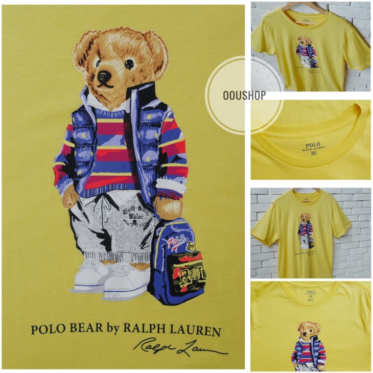 POLO RALPH LAUREN POLO BEAR BOYS COTTON JERSEY TEE
