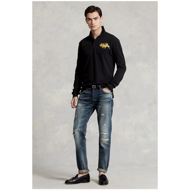 POLO RALPH LAUREN CLASSIC FIT TRIPLE PONY POLO SHIRT