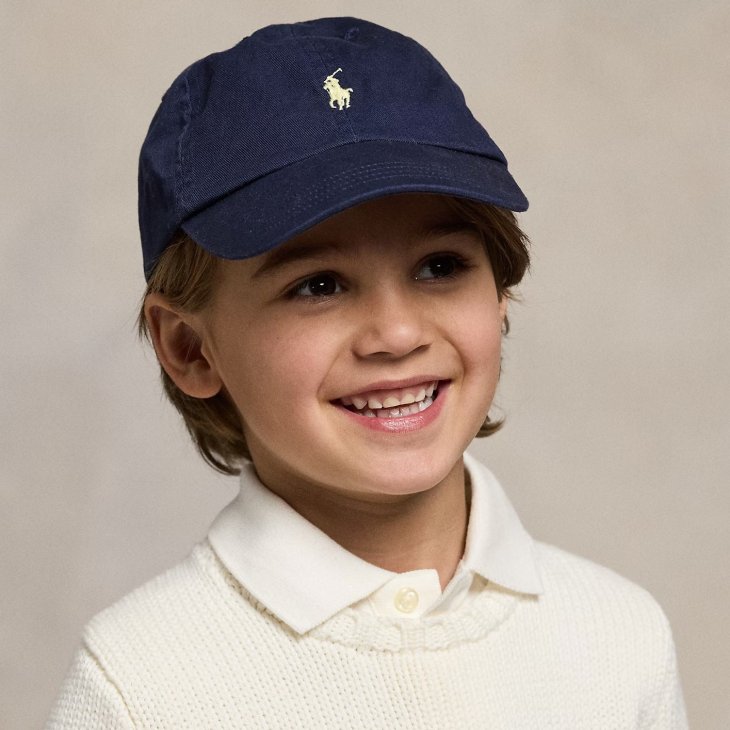 POLO RALPH LAUREN BOYS COTTON CHINO BALL CAP