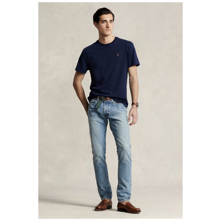 POLO RALPH LAUREN CUSTOM SLIM FIT COTTON T-SHIRT