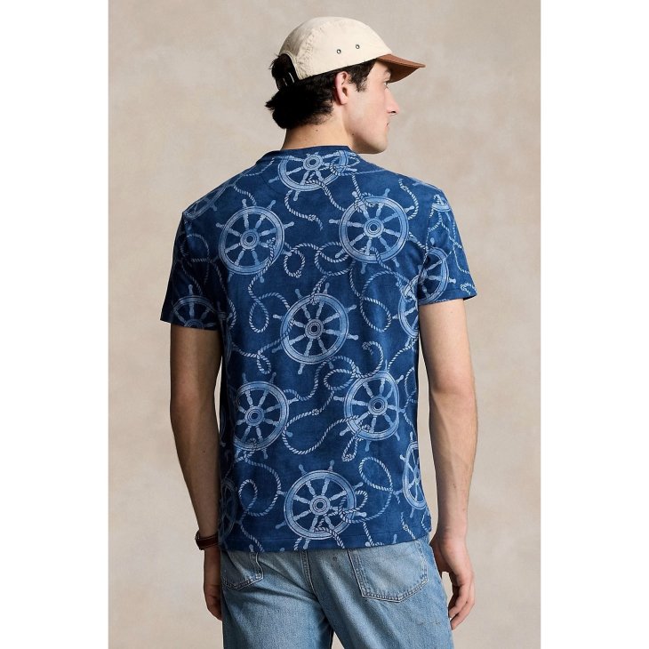 POLO RALPH LAUREN CLASSIC FIT NAUTICAL JERSEY T-SHIRT