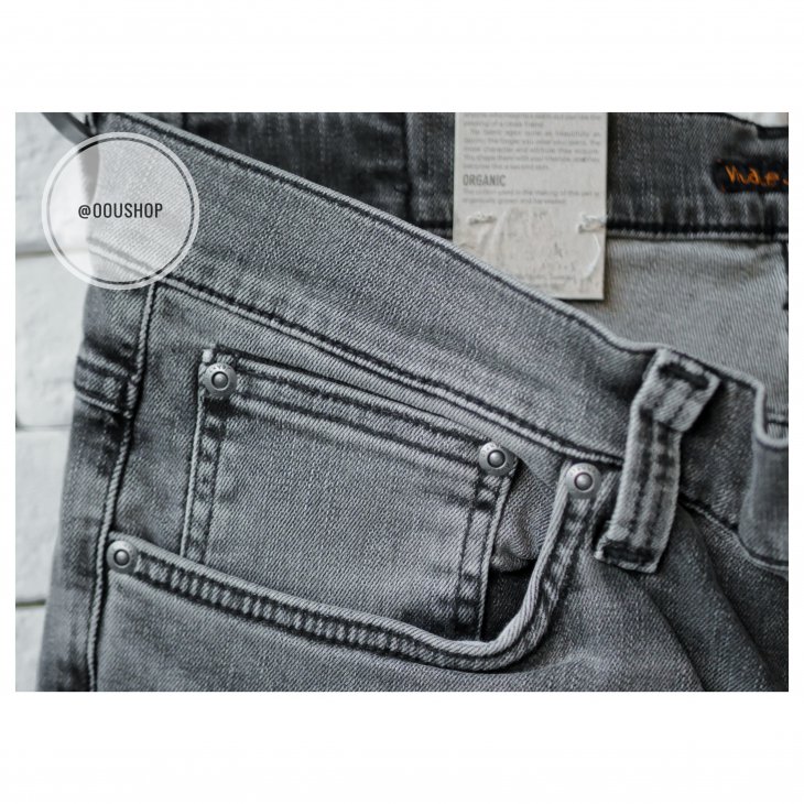 NUDIE JEANS LEAN DEAN VINTAGE GREY