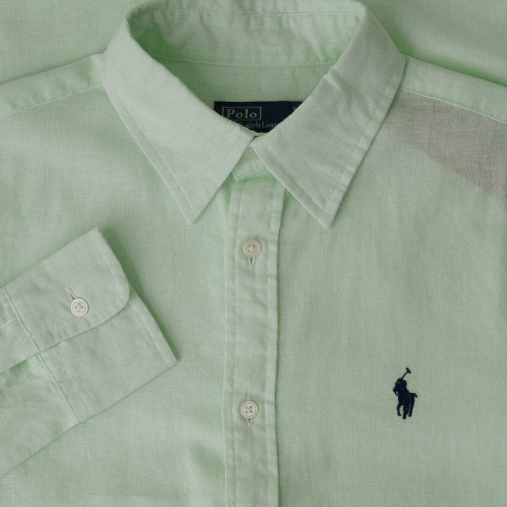 POLO RALPH LAUREN WOMEN CLASSIC FIT LINEN SHIRT