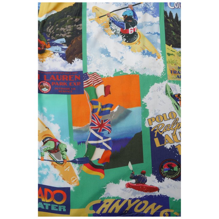 POLO RALPH LAUREN CLASSIC FIT KAYAK PRINT CAMP SHIRT