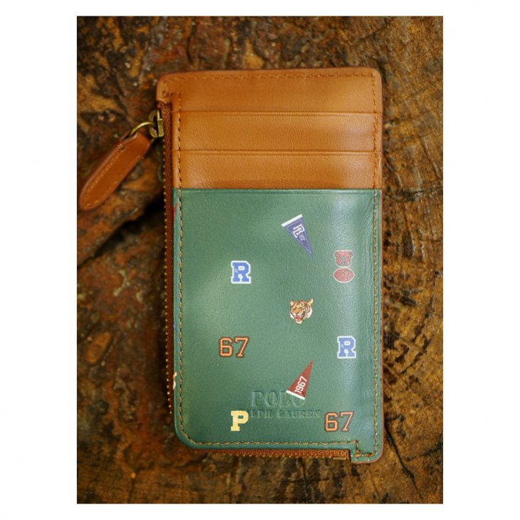 POLO RALPH LAUREN LEATHER CARD CASE