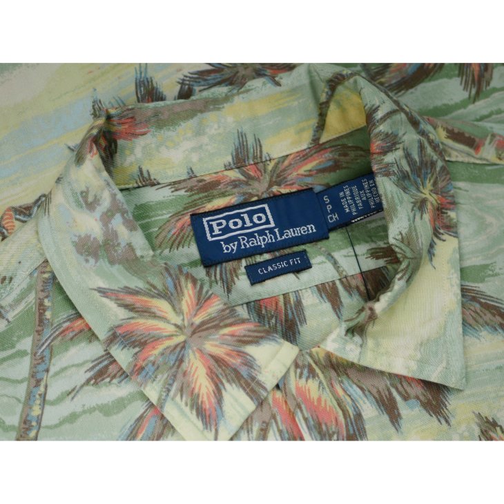 POLO RALPH LAUREN CLASSIC FIT TROPICAL-PRINT CAMP SHIRT