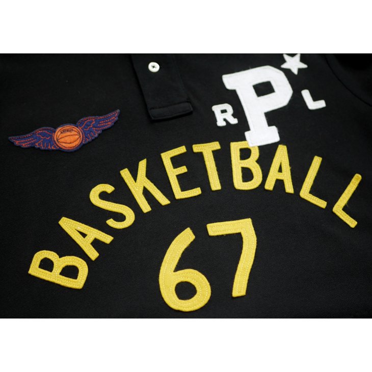 POLO RALPH LAUREN CLASSIC FIT MESH GRAPHIC POLO SHIRT