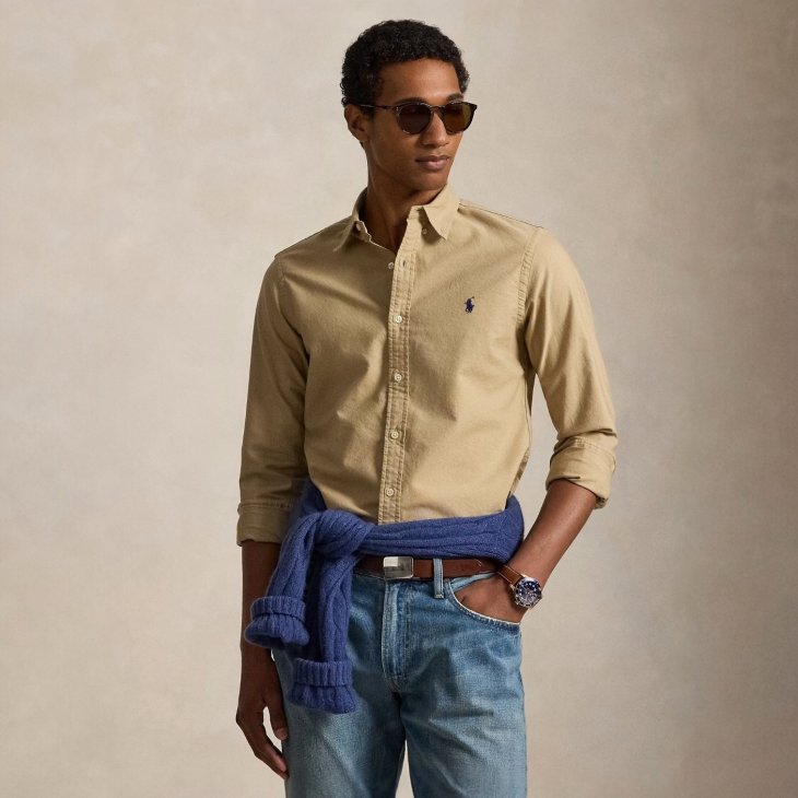 POLO RALPH LAUREN CUSTOM FIT OXFORD SHIRT
