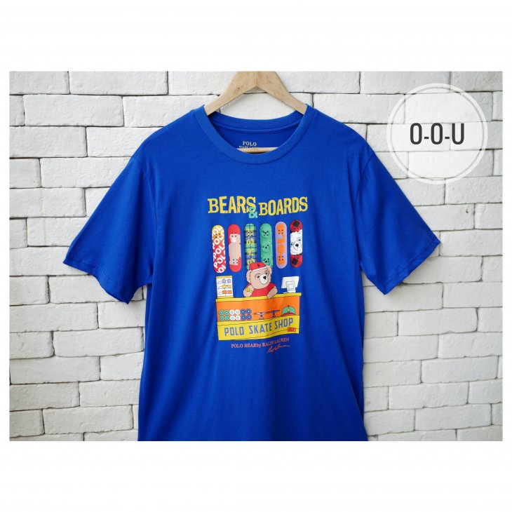 POLO RALPH LAUREN POLO BEAR BOYS COTTON JERSEY T-SHIRT