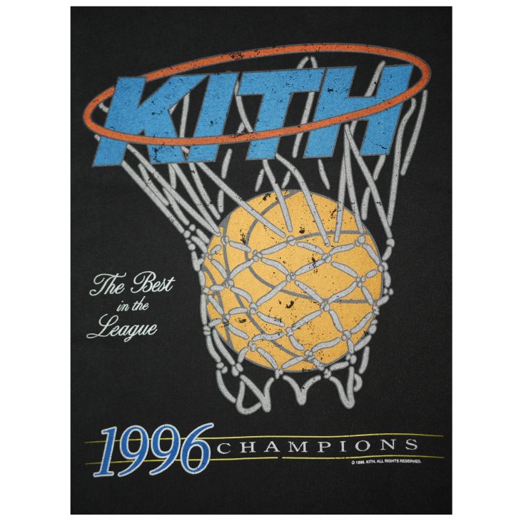 KITH X NEW YORK KNICKS 1996 CHAMPIONS BASKETBALL VINTAGE TEE