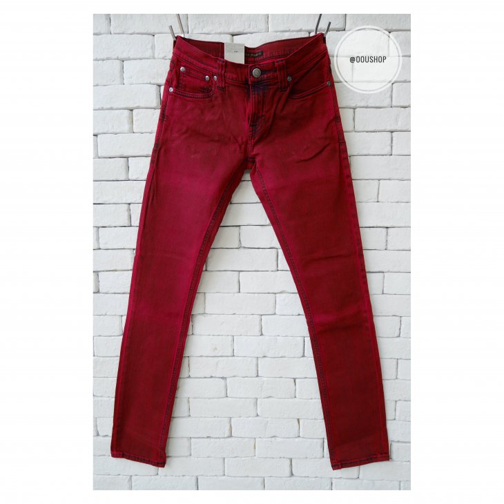 NUDIE JEANS TIGHT LONG JOHN ORG BLACK EMBO