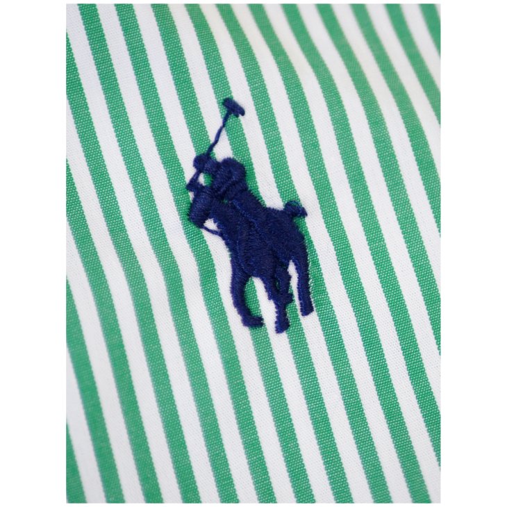POLO RALPH LAUREN WOMEN SLIM FIT STRIPED COTTON SHIRT