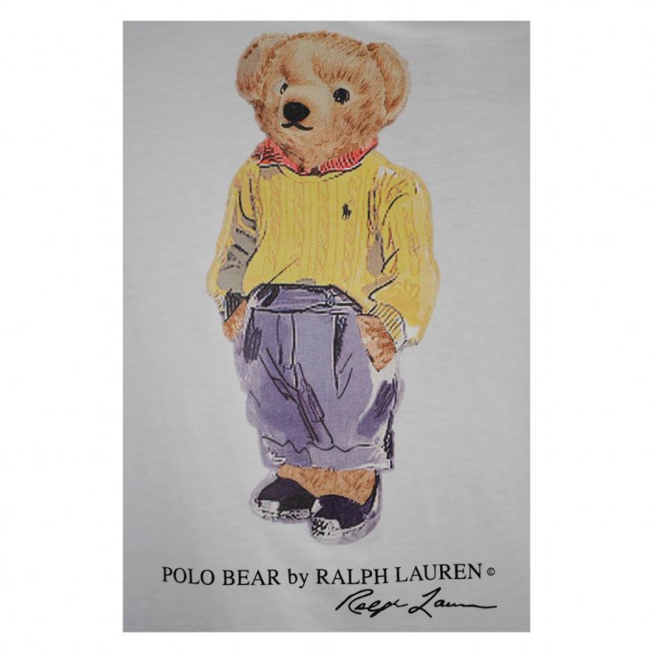 POLO RALPH LAUREN BEAR KIDS COTTON T-SHIRT