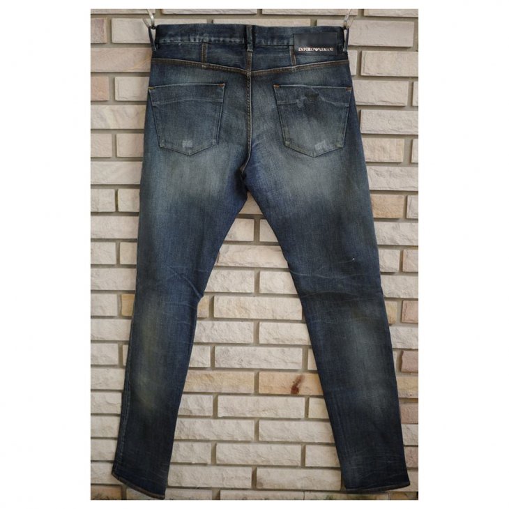 EMPORIO ARMANI SKINNY FIT DENIM JEANS