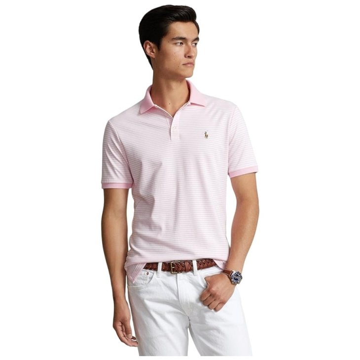 POLO RALPH LAUREN CLASSIC FIT STRIPED SOFT COTTON POLO SHIRT