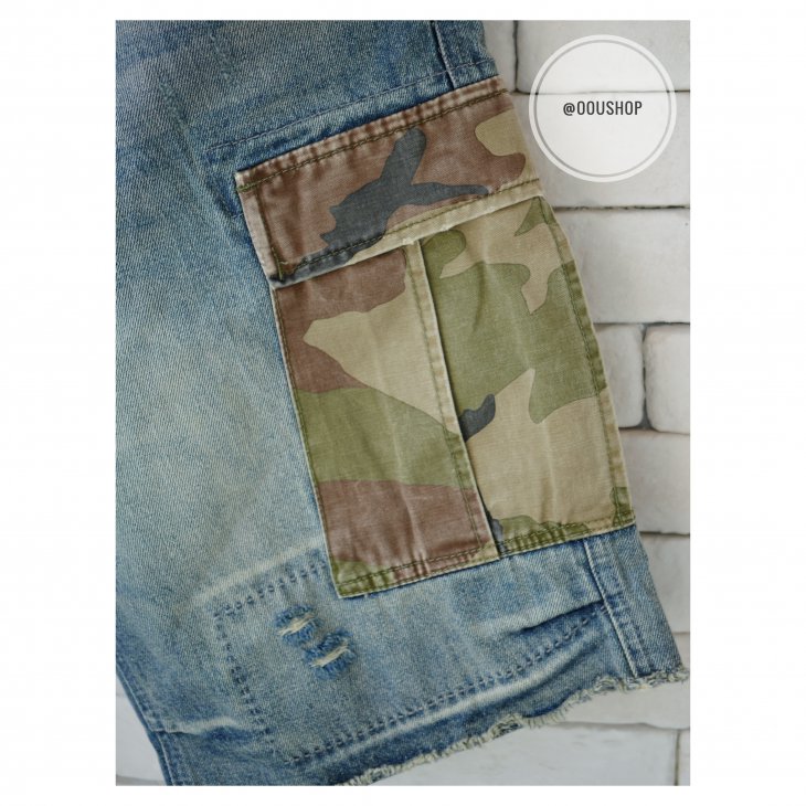 BEN STEVEN HEAVY INDUSTRY DENIM SHORTS