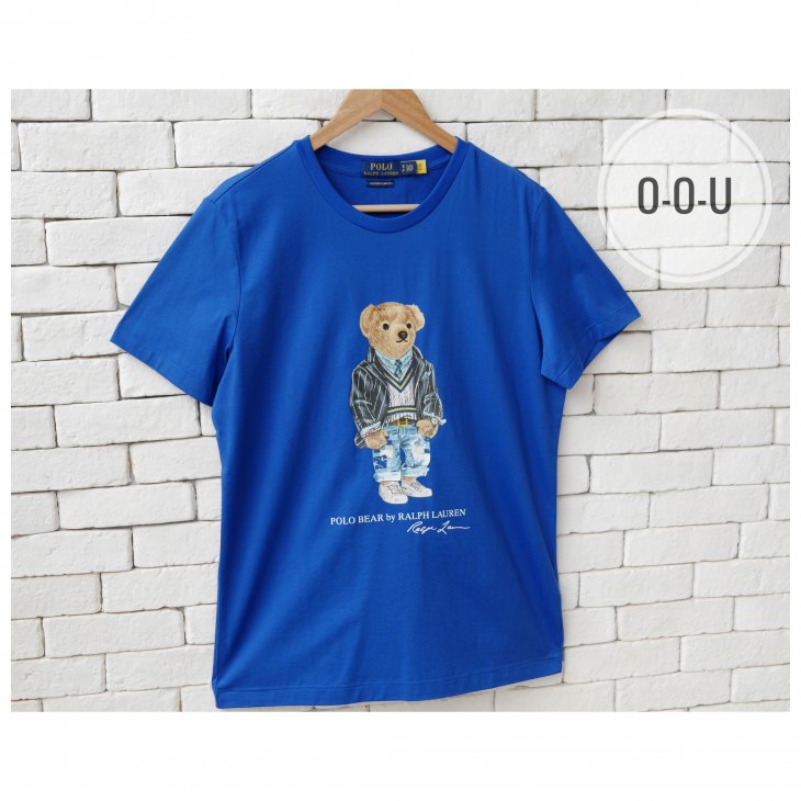 POLO RALPH LAUREN CUSTOM SLIM FIT POLO BEAR T-SHIRT