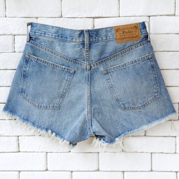 POLO RALPH LAUREN WOMEN CUTOFF DENIM SHORT