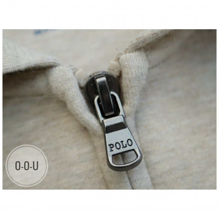 POLO RALPH LAUREN BOYS DOUBLE KNIT FULL ZIP HOODIE