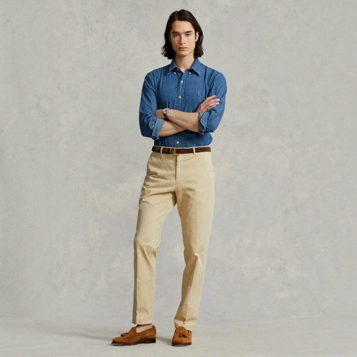 POLO RALPH LAUREN CUSTOM FIT DENIM SHIRT