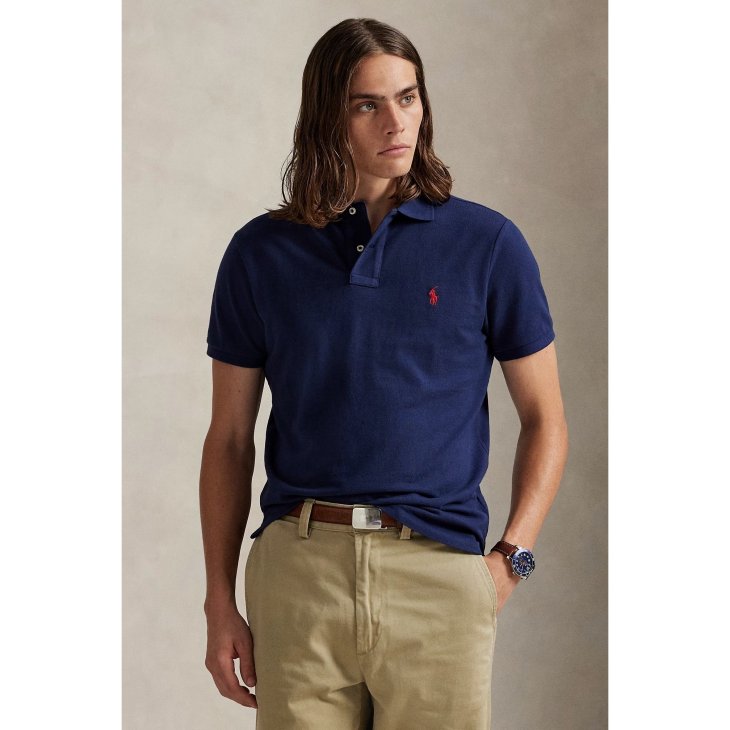 POLO RALPH LAUREN CUSTOM SLIM FIT POLO SHIRT