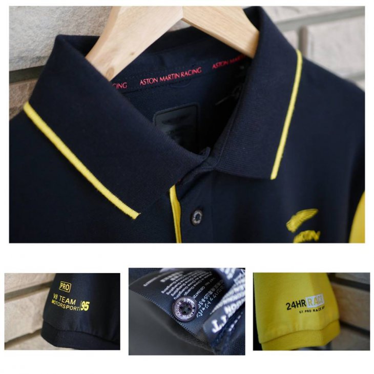 HACKETT ASTON MARTIN RACING SHORT SLEEVED POLO SHIRT
