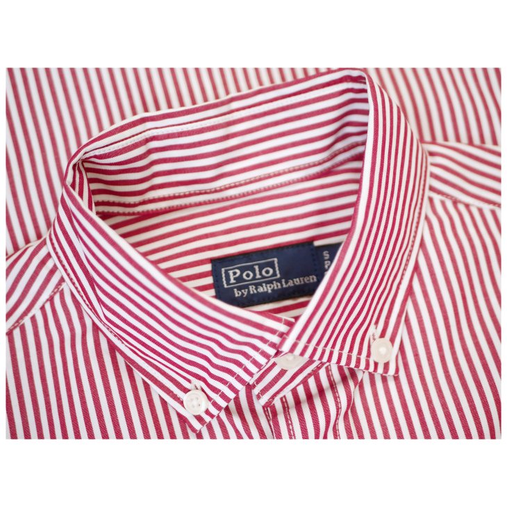POLO RALPH LAUREN WOMEN SLIM FIT STRIPED COTTON SHIRT