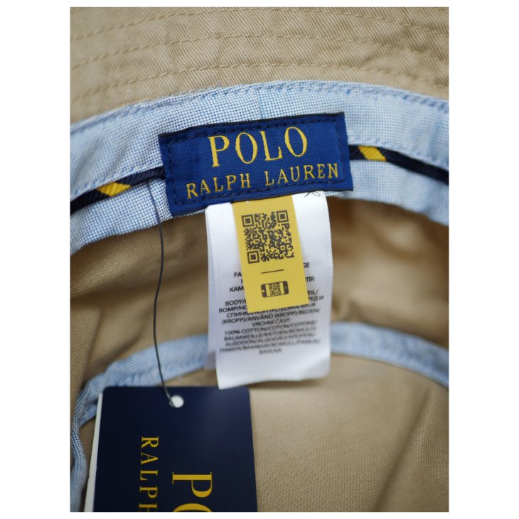 POLO RALPH LAUREN COTTON BUCKET HAT