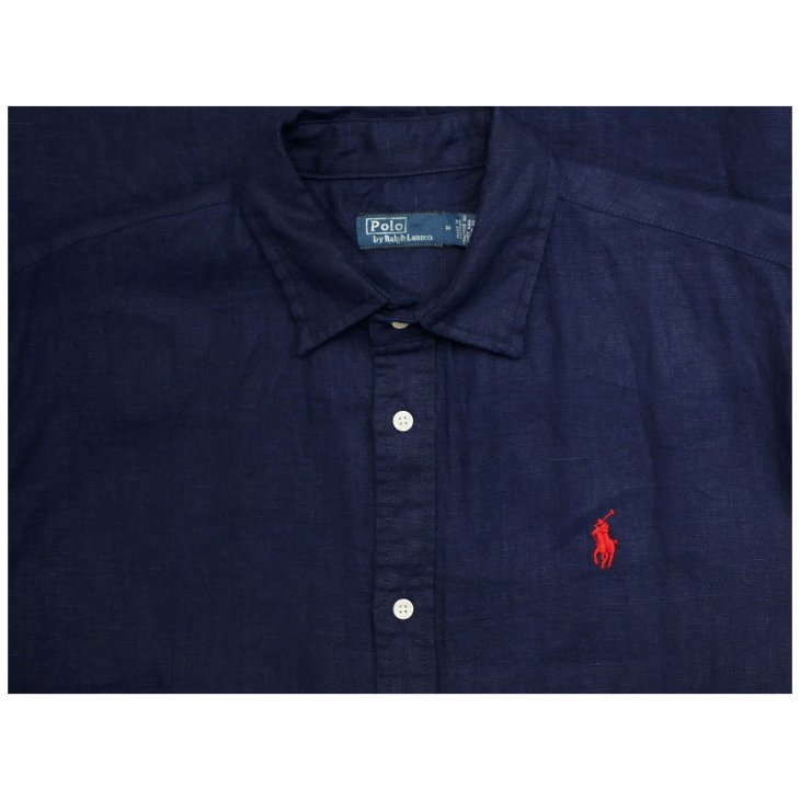 POLO RALPH LAUREN LINEN SHORT SLEEVE SHIRTDRESS
