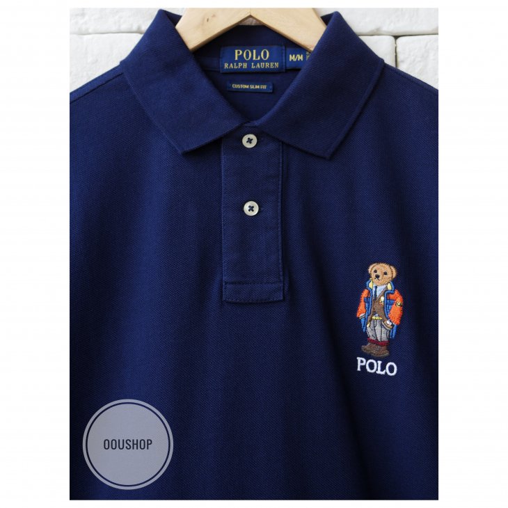 POLO RALPH LAUREN CUSTOM SILM FIT POLO BEAR POLO SHIRT