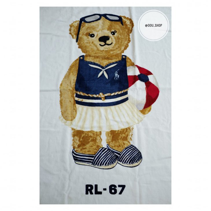 POLO RALPH LAUREN HOME POLO BEAR BEACH TOWEL