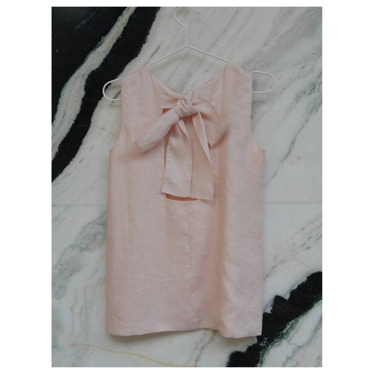 Sleeveless Tie Bow
