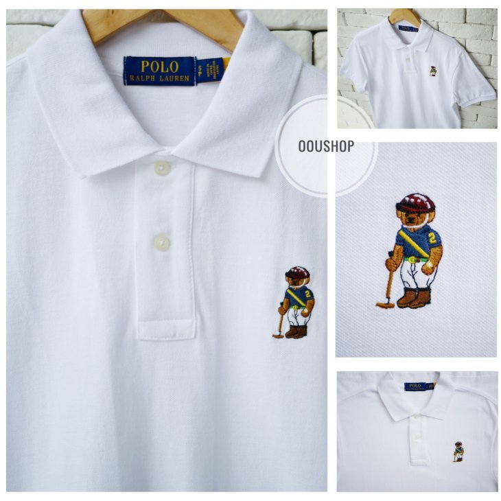 POLO RALPH LAUREN CUSTOM FIT POLO BEAR POLO SHIRT