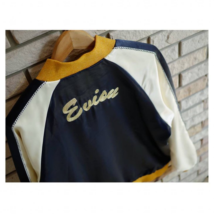 EVISU Bomber Jacket with Baku and Nue Digital Print