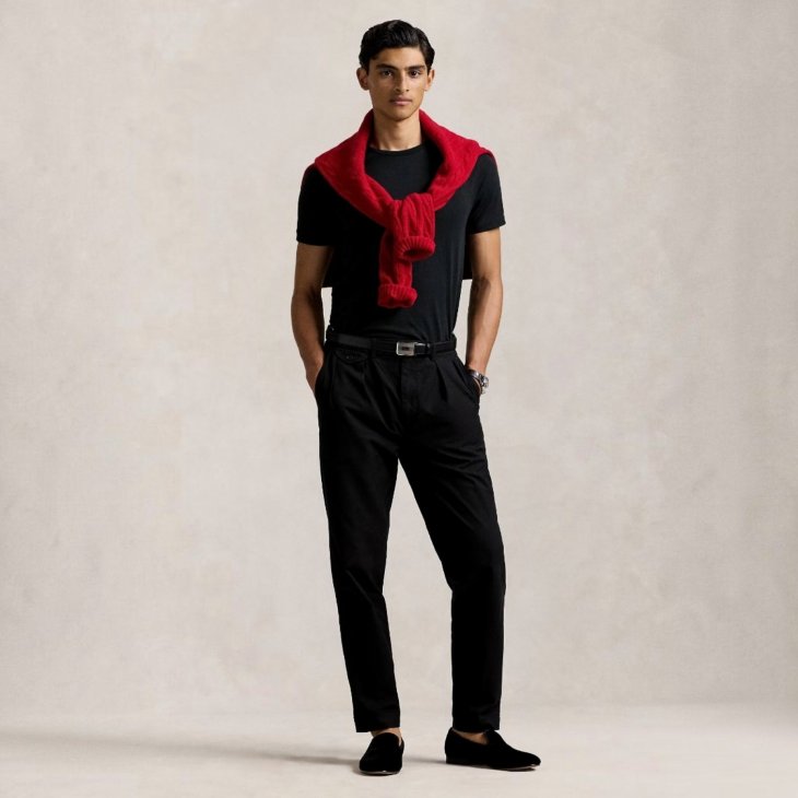 POLO RALPH LAUREN CUSTOM SLIM FIT CREWNECK T-SHIRT