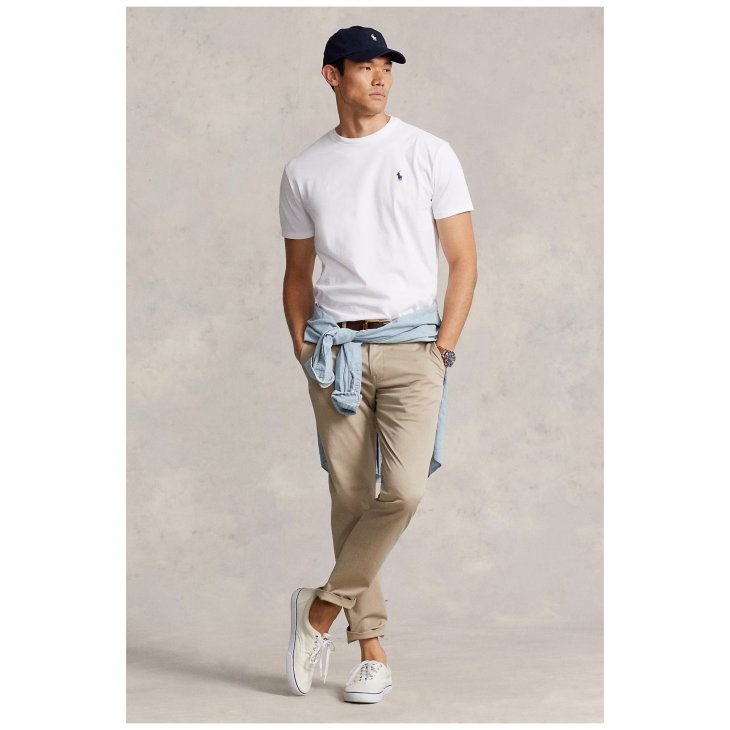 POLO RALPH LAUREN CUSTOM SLIM FIT COTTON T-SHIRT