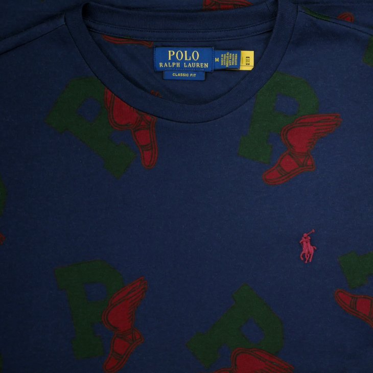 POLO RALPH LAUREN CLASSIC FIT P-WING JERSEY T-SHIRT
