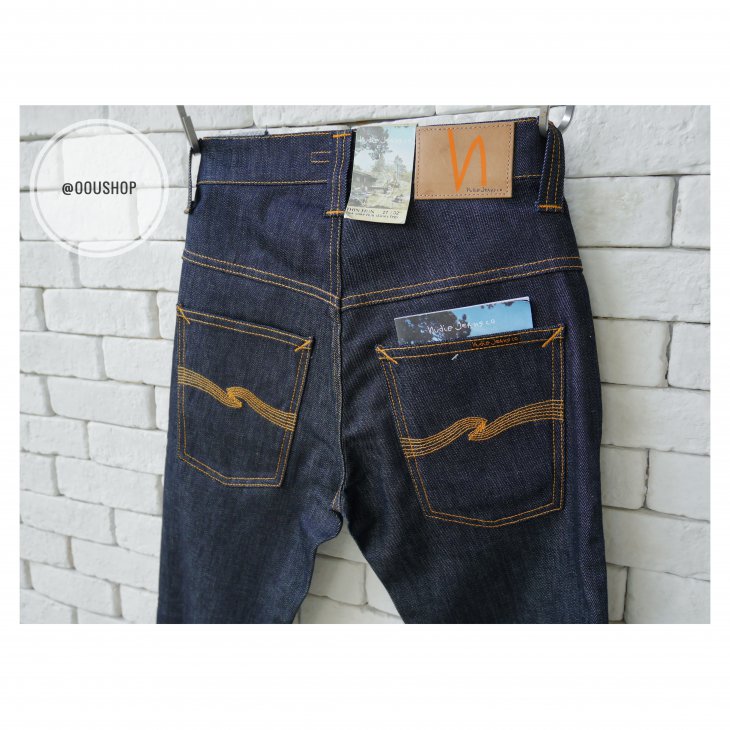 NUDIE JEANS THIN FINN LOW YOKE THIN SKINNY LEGS Dry STRETCH