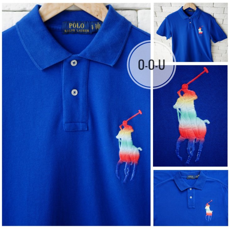 POLO RALPH LAUREN CUSTOM FIT BIG PONY MESH POLO SHIRT