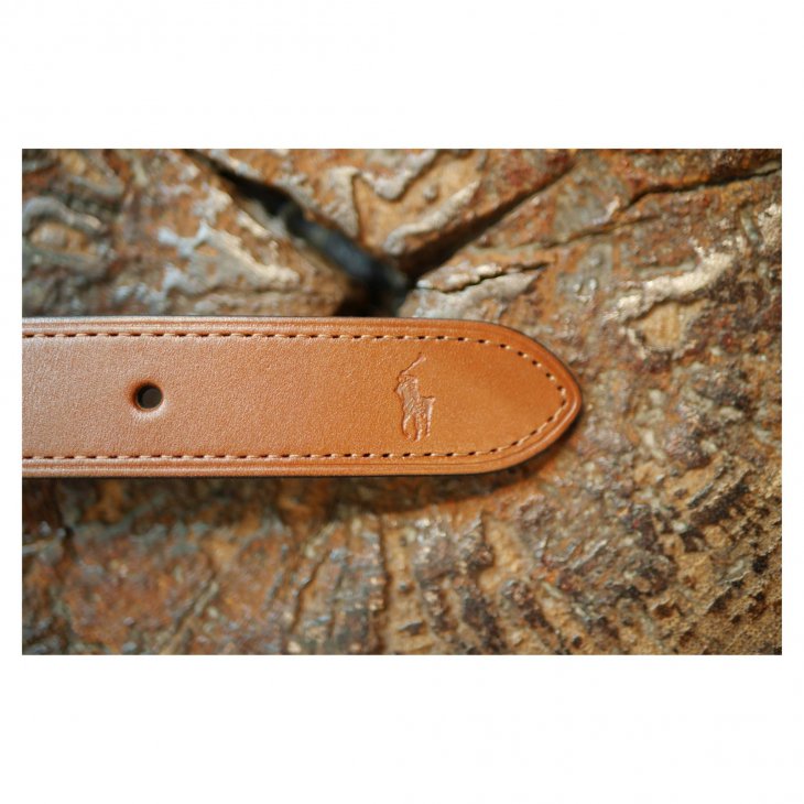 POLO RALPH LAUREN FOX-OVERLAY WEBBED BELT