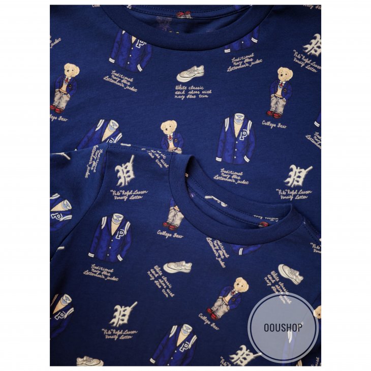 POLO RALPH LAUREN POLO BEAR BOYS COTTON JERSEY TEE