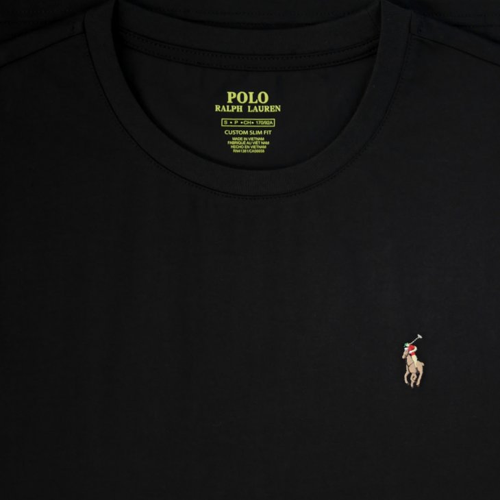 POLO RALPH LAUREN CUSTOM SLIM FIT COTTON T-SHIRT