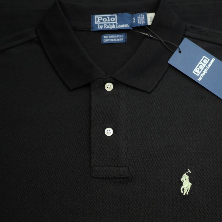 POLO RALPH LAUREN THE EARTH CUSTOM SLIM FIT POLO SHIRT