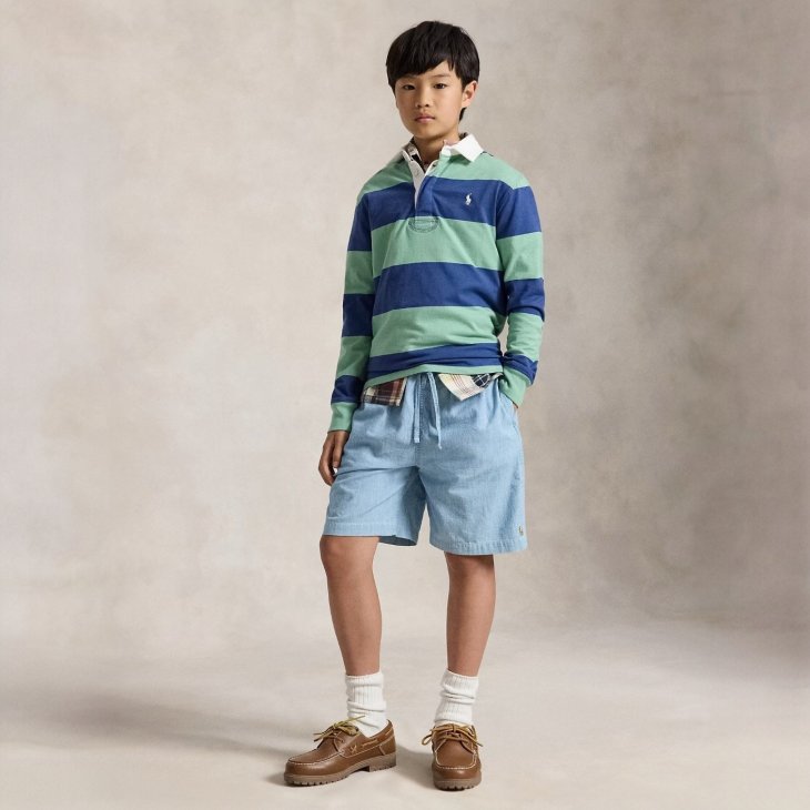 POLO RALPH LAUREN BOYS THE ICONIC RUGBY SHIRT