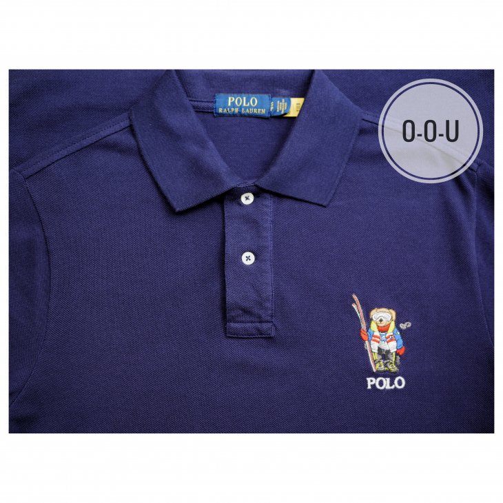 POLO RALPH LAUREN CUSTOM SILM FIT SKI BEAR POLO SHIRT